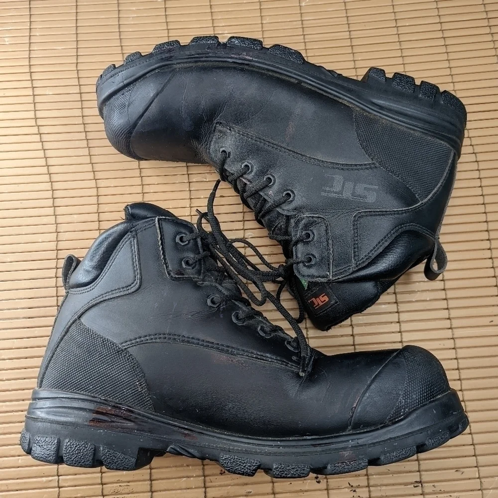 STC 21982-7 Size 13 Men's 6 In Work Boot Steel Toe Work Boot, BlackWith a splas
